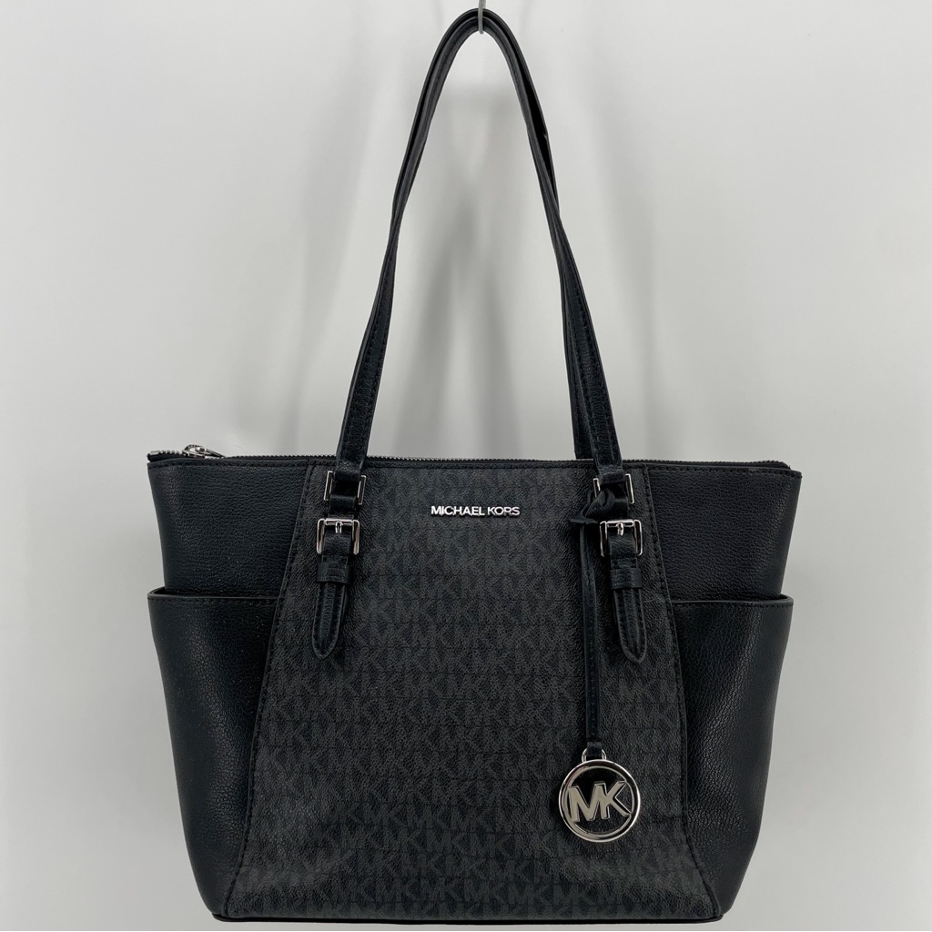 Michael Kors Charlotte Black Tote Bag Monogram